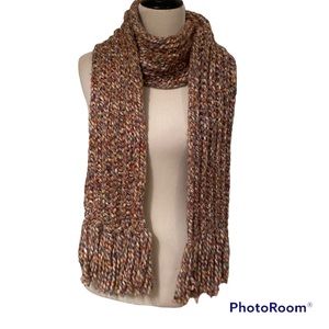 CAPPELLIFICIO FORENTINO SCARF PUFFY PASTEL YARN ITALY PINK WHITE PURPLE BLUE